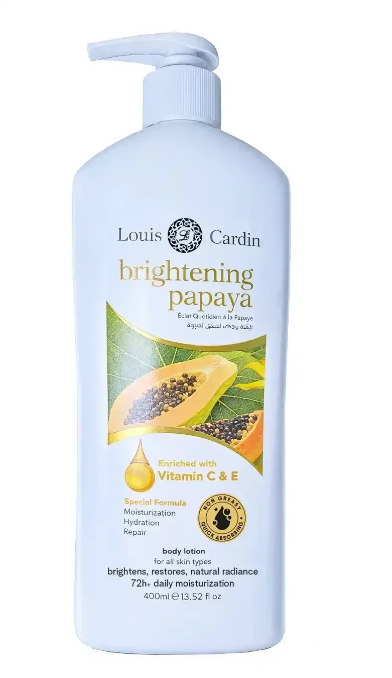 Louis Cardin Brightening Papaya Body Lotion 400ml