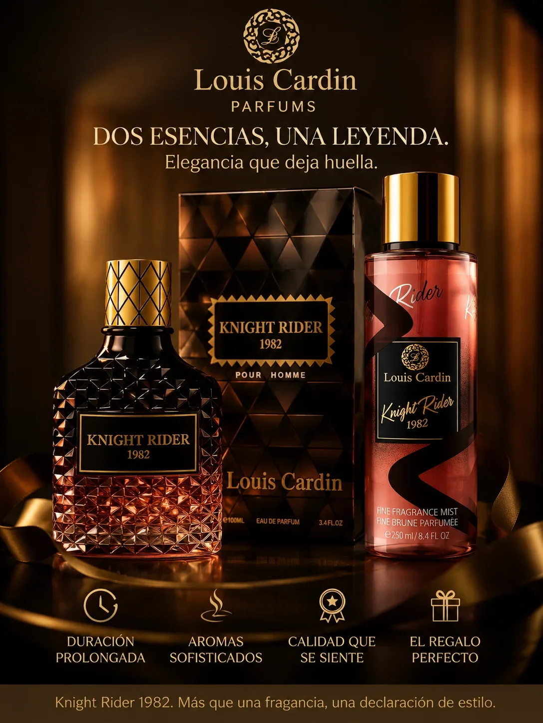LOUIS CARDIN COMBO KNIGHT RIDER CON BODY MIST
