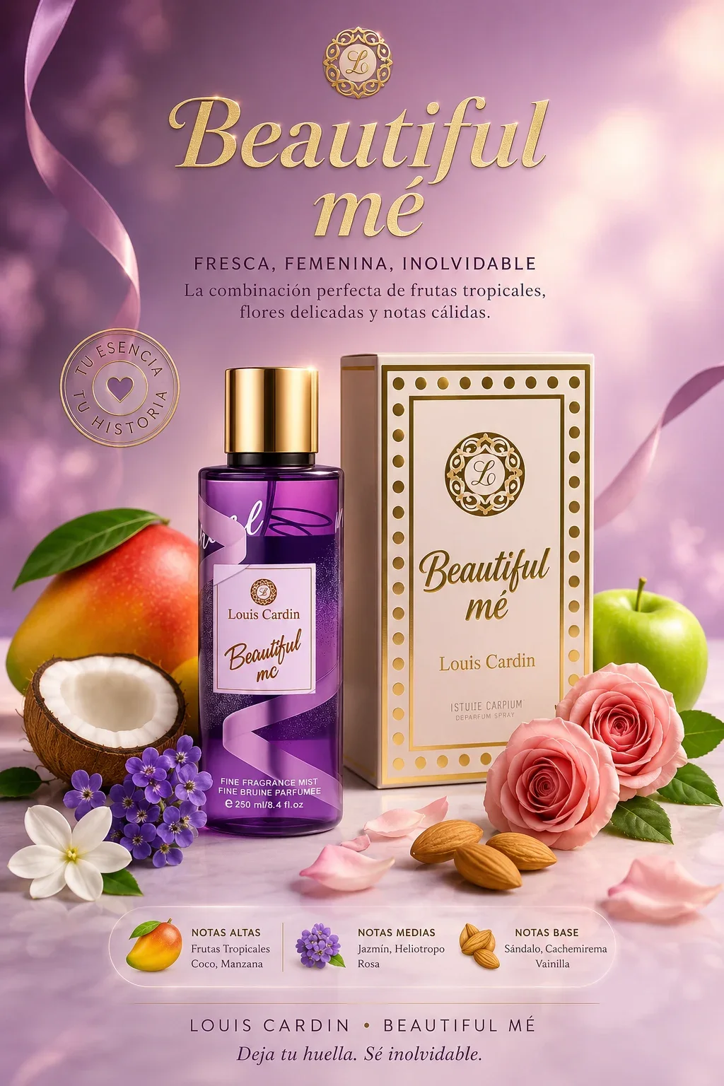 LOUIS CARDIN COMBO BEAUTIFUL ME CON BODY MIST