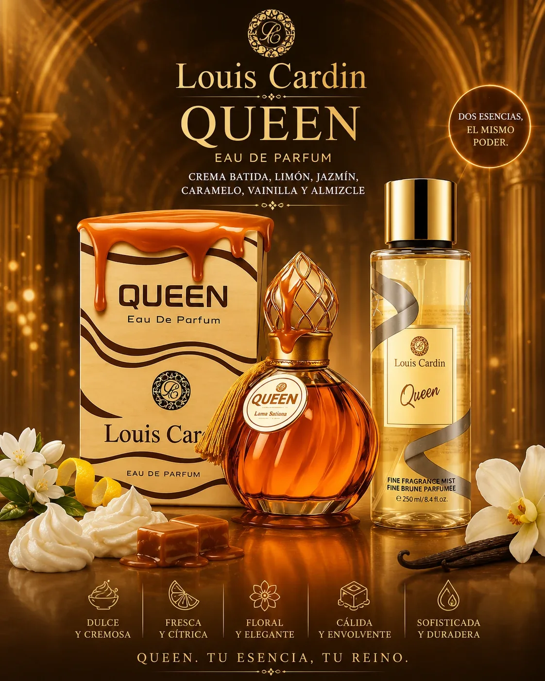LOUIS CARDIN COMBO QUEEN CON BODY MIST